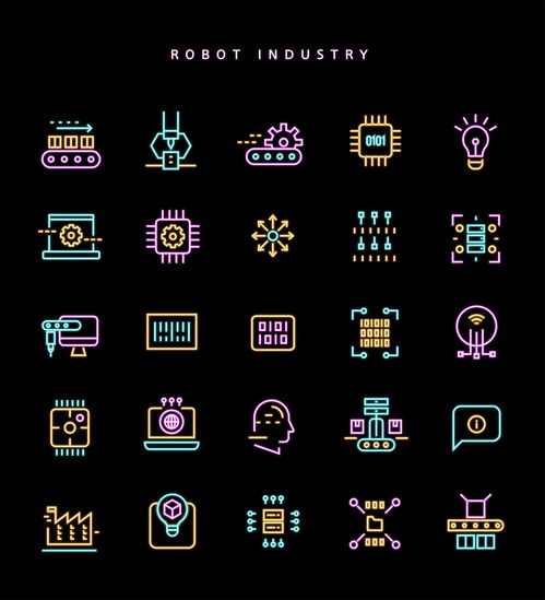 霓虹幻境中的智能跃迁 机器人产业的未来科技与UI设计美学